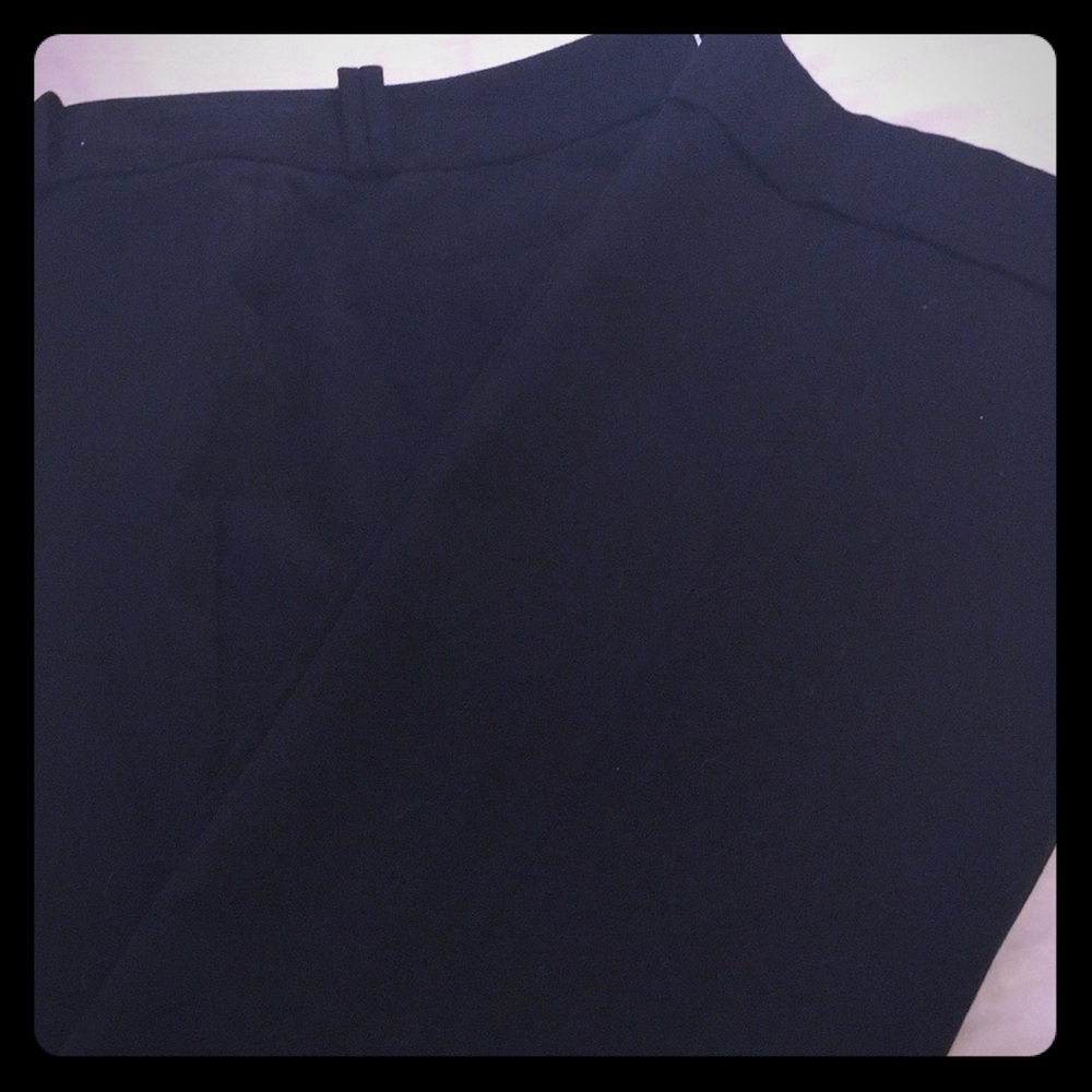 Black wide leg banana republic 6